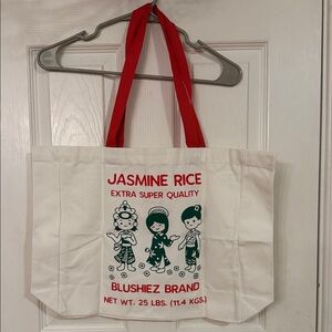 Blush Kids Tote Bag - Red and White